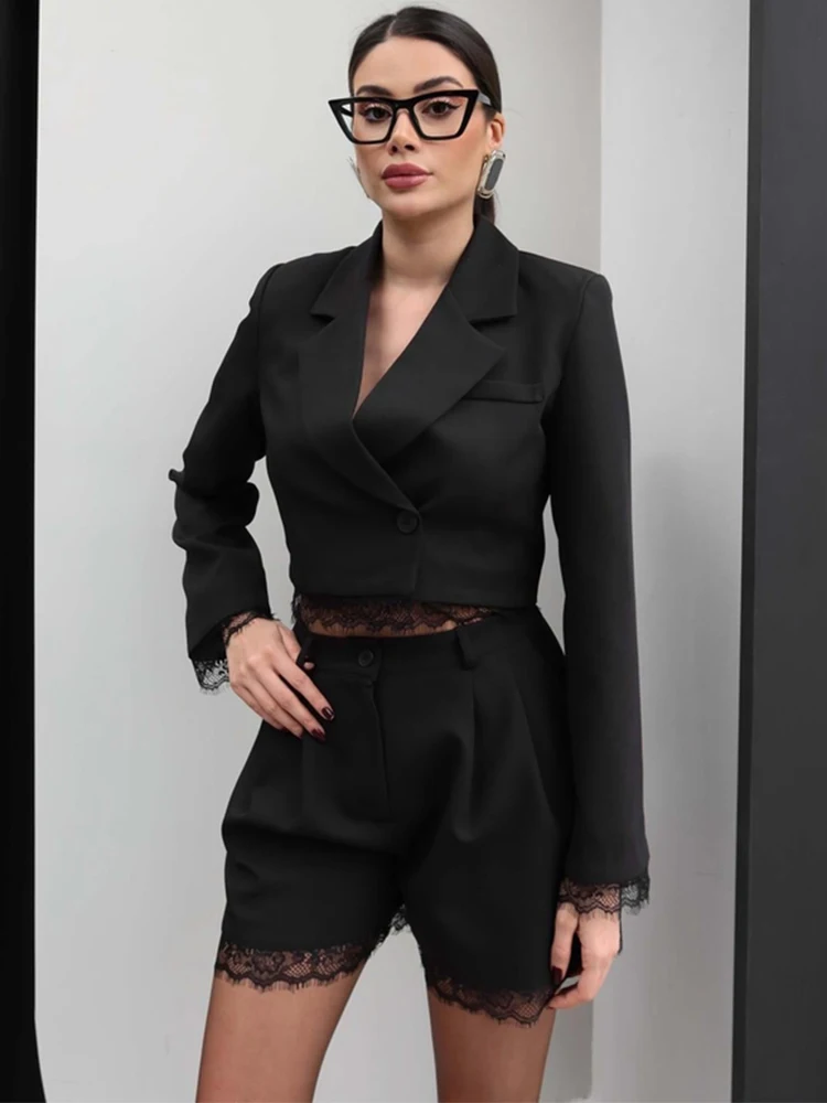 Trendix Lace Shorts Two Piece Sets Women 2026 Summer Elegant Cardigan Jackets Vintage Blazer High Waist Slim Shorts Suits Femme
Trendix Lace Shorts Two Piece Sets Women 2026 Summer Elegant Cardigan Jackets Vintage Blazer High Waist Slim Shorts Suits Femme