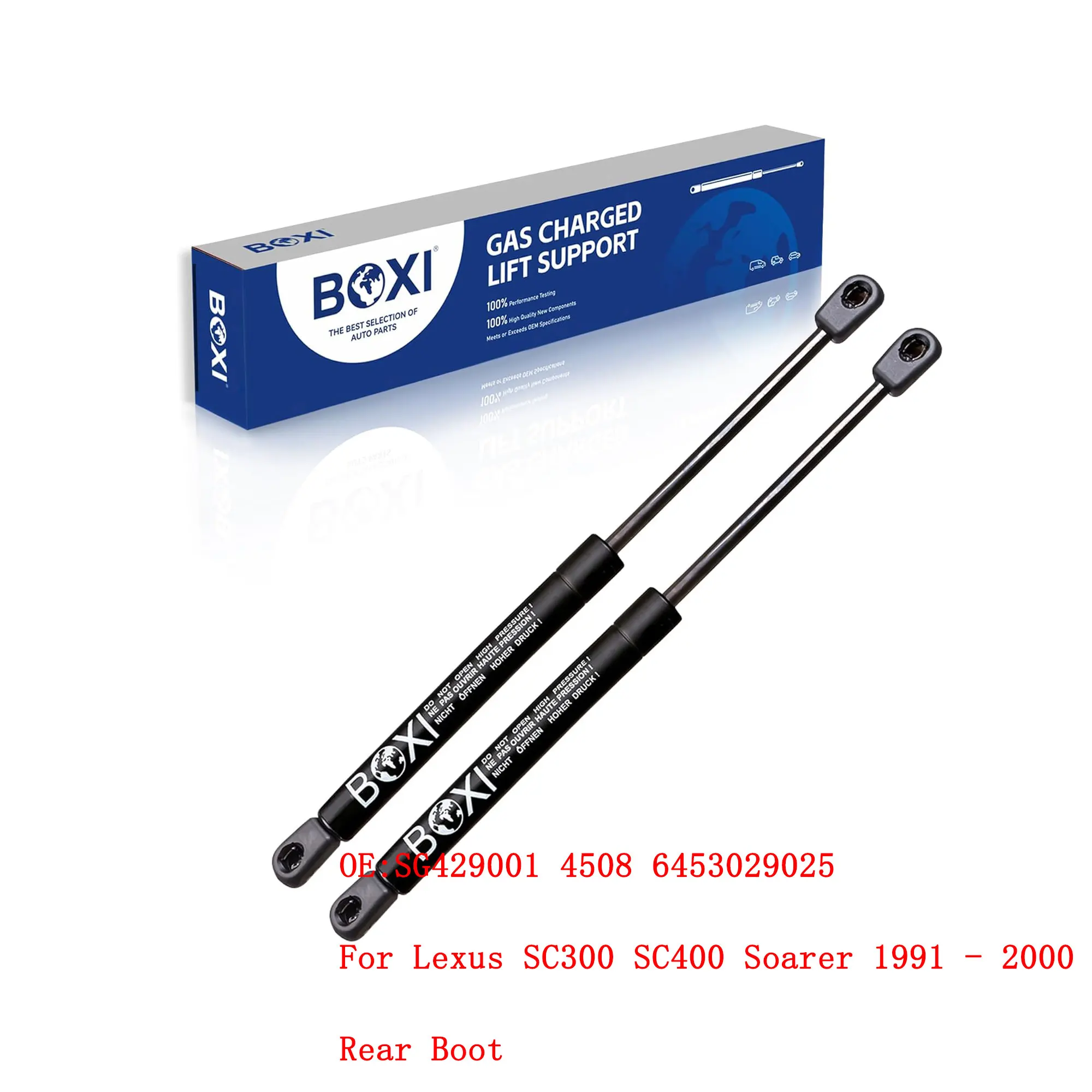 Boot SG429001 4508 6453029025 Flaps Shock 2Pcs Lift Supports For Lexus SC300 SC400 Soarer 1991 - 2000 With Spoiler Gas Struts
Boot SG429001 4508 6453029025 Flaps Shock 2Pcs Lift Supports For Lexus SC300 SC400 Soarer 1991 - 2000 With Spoiler Gas Struts