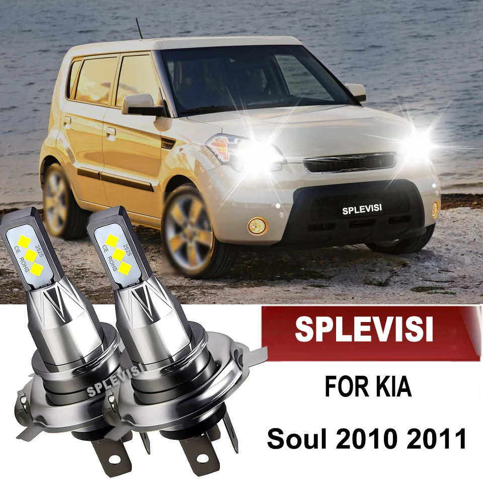 2pcs H4 Led 6000LM Bulb Car Headlight High Bright CSP Chip Fanless 6000K White For Kia Soul 2010 2011
2pcs H4 Led 6000LM Bulb Car Headlight High Bright CSP Chip Fanless 6000K White For Kia Soul 2010 2011