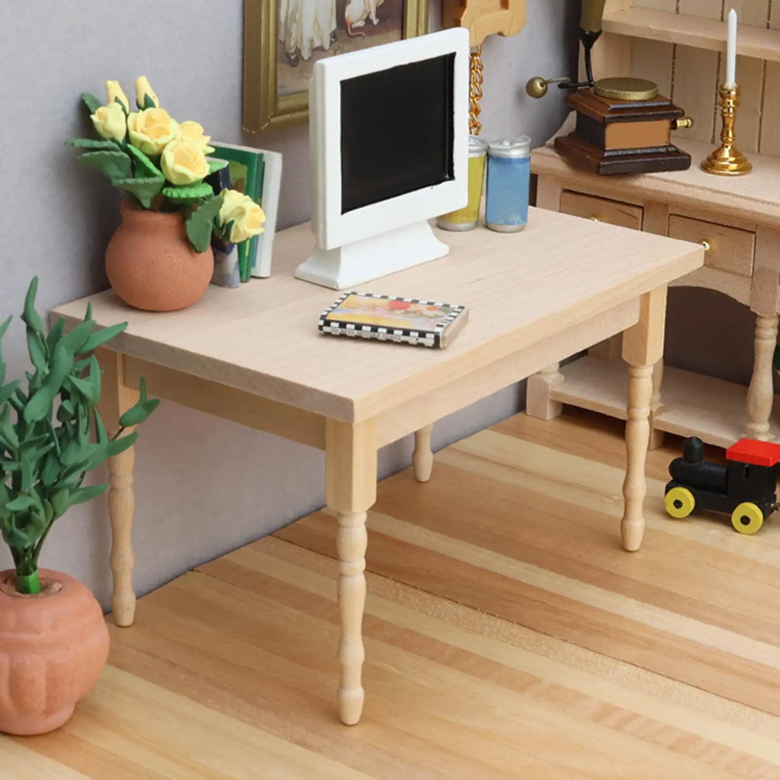 Миниатюрный столик для кукольного домика 1/12, декоративный аксессуар для кукольного домика, деревянный, простой, для самостоятельной сборки, для ролевых игр, имитация сцены из жизни
Миниатюрный столик для кукольного домика 1/12, декоративный аксессуар для кукольного домика, деревянный, простой, для самостоятельной сборки, для ролевых игр, имитация сцены из жизни