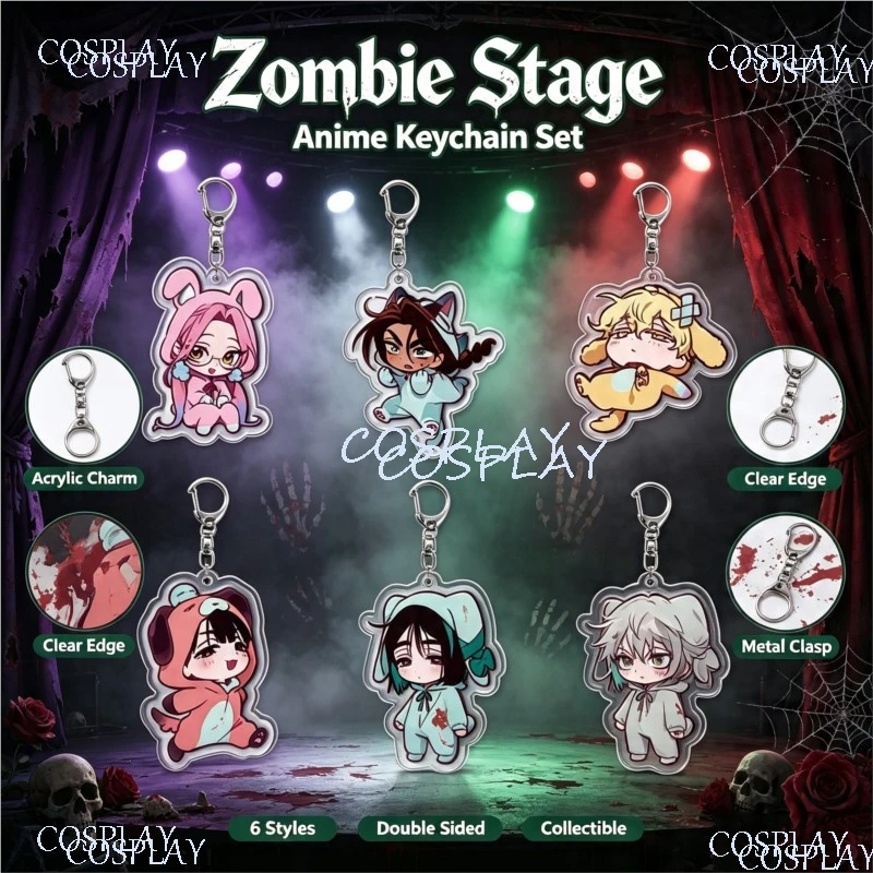 Zombie Stage SUA MIZI Fashion Keychain Alien Stage Bag Accessories Cosplay Props Halloween Birthday Gift for Men Women
Zombie Stage SUA MIZI Fashion Keychain Alien Stage Bag Accessories Cosplay Props Halloween Birthday Gift for Men Women