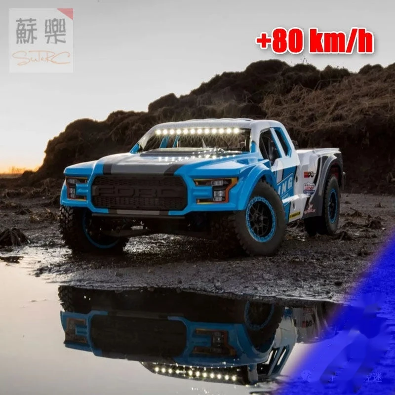 New Losi V2 Baja Rey 1/10 Raptor Rc Professional Model Car 4-Wheel Drive Remote Control Electric Short Card Boy Toy Gift