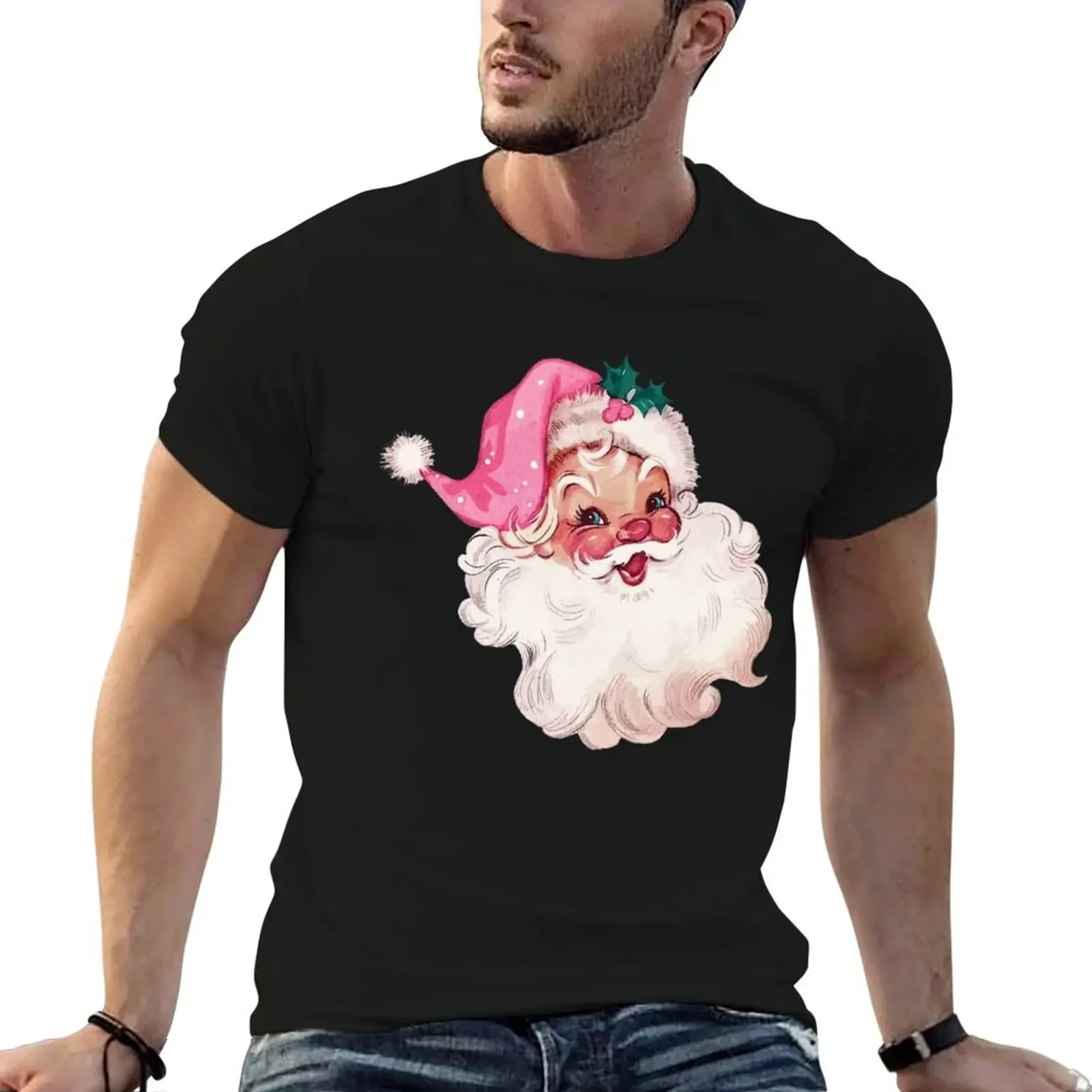 Pink Retro Vintage Santa Claus T-Shirt summer top Clothing anime tshirt summer shirt plain white t shirts men
Pink Retro Vintage Santa Claus T-Shirt summer top Clothing anime tshirt summer shirt plain white t shirts men