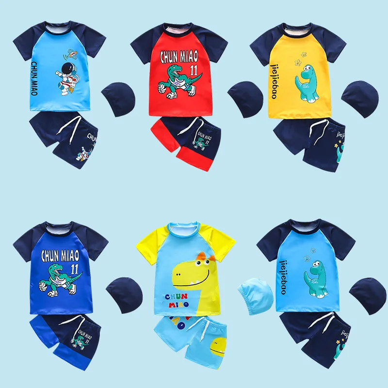 Children Swimsuit Summer Beachwear Boys Split Swimwear Sun Protection Quick Drying Swimsuit Cartoon Dinosaur Bathing Suit
Children Swimsuit Summer Beachwear Boys Split Swimwear Sun Protection Quick Drying Swimsuit Cartoon Dinosaur Bathing Suit