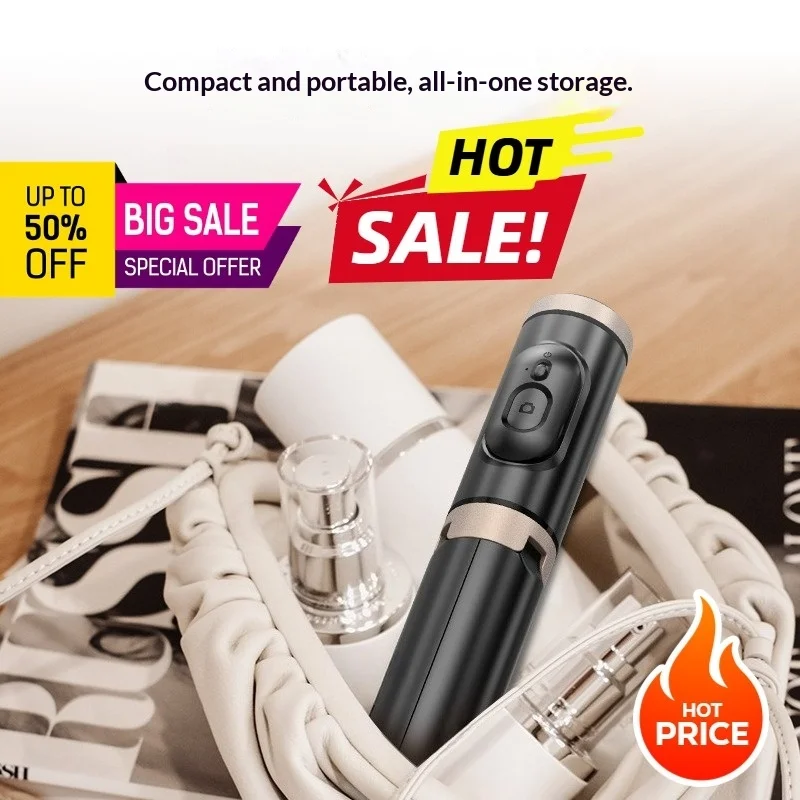 Q12 Selfie God Tool Anti shake, Stretchable Selfie Stick Triangle Stand, Portable Mobile Live Shooting, Bluetooth Remote Control
Q12 Selfie God Tool Anti shake, Stretchable Selfie Stick Triangle Stand, Portable Mobile Live Shooting, Bluetooth Remote Control