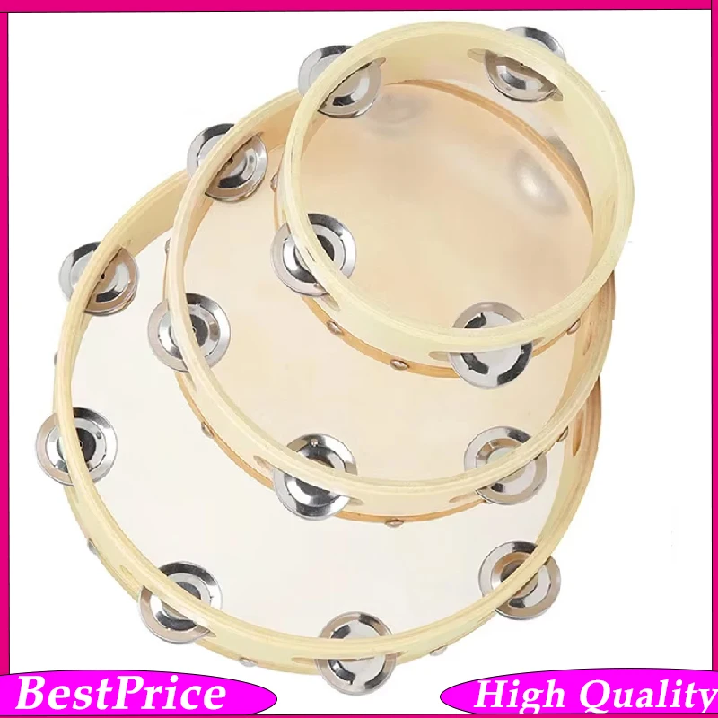 6+8+10 Inch Tambourine Orff Children's Bubble Nail Cowhide Tambourine Musical Instrument Wood Sheepskin Tambourine
6+8+10 Inch Tambourine Orff Children's Bubble Nail Cowhide Tambourine Musical Instrument Wood Sheepskin Tambourine