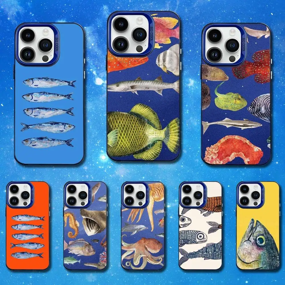 Fish illustration Sardines Phone Case For iPhone 11,12,14,13,15,16,Mini,XS,MAX,Pro,SE Blue Matte Silicone Cover
Fish illustration Sardines Phone Case For iPhone 11,12,14,13,15,16,Mini,XS,MAX,Pro,SE Blue Matte Silicone Cover