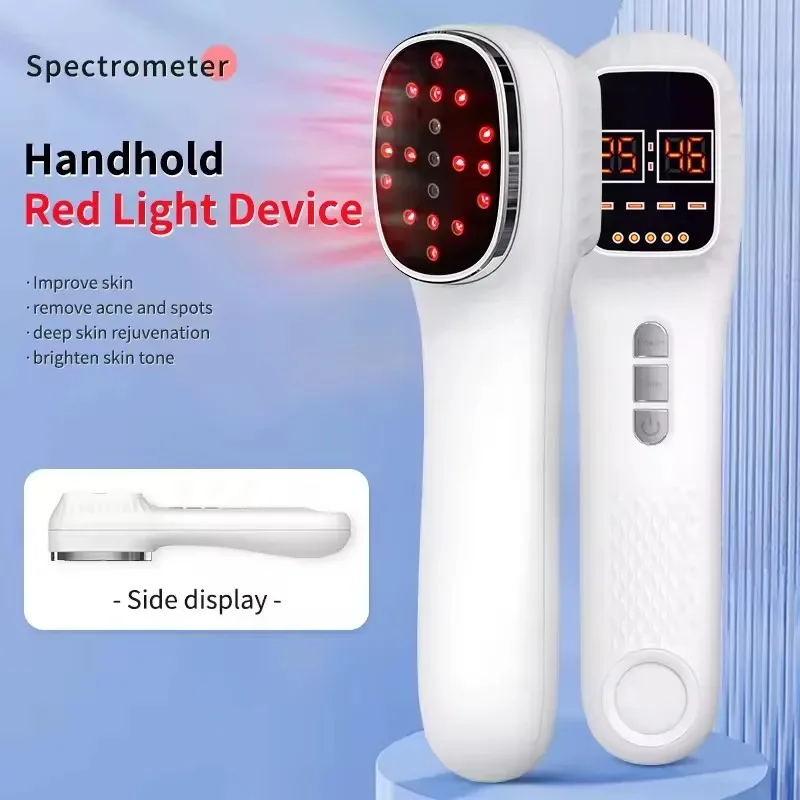 650nm+808nm Handheld Face Body Red Light Infrared Beauty Device Skin Rejuvenation Muscle Joint Body Fatigue Relief Health Care
650nm+808nm Handheld Face Body Red Light Infrared Beauty Device Skin Rejuvenation Muscle Joint Body Fatigue Relief Health Care
