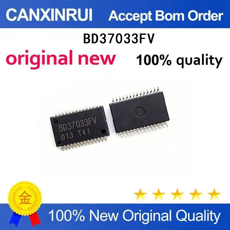 (5-100 Pieces) Audio Processor SSOP-28 Package BD37033 BD37033FV BD37033FV-ME2
(5-100 Pieces) Audio Processor SSOP-28 Package BD37033 BD37033FV BD37033FV-ME2