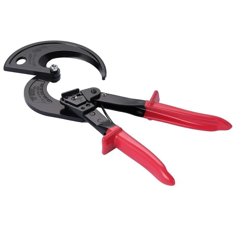 Free Shipping-Ratcheting Cable Cutter, Spring Steel Blades with Insulated Handles, Quick-Release Button, Heavy Duty Ratchet Cabl
Free Shipping-Ratcheting Cable Cutter, Spring Steel Blades with Insulated Handles, Quick-Release Button, Heavy Duty Ratchet Cabl