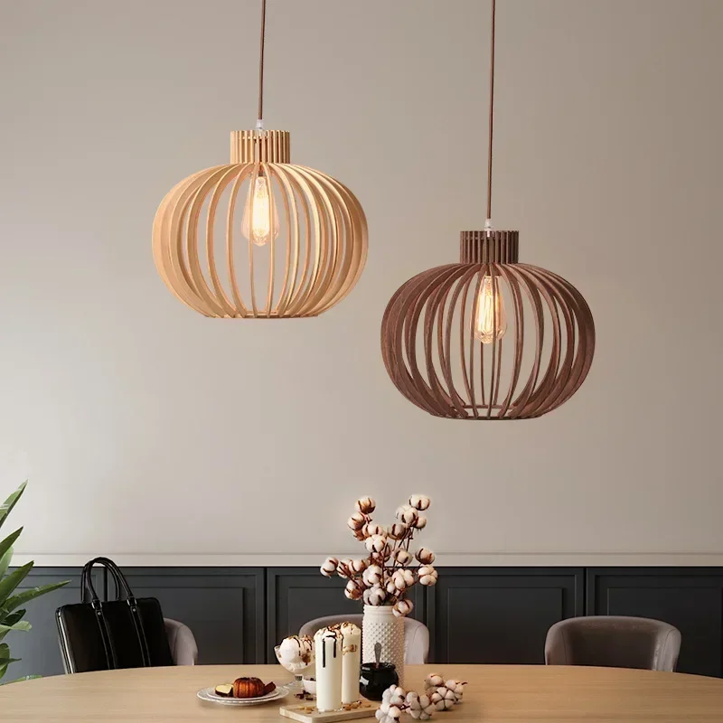 SANDYHA Nordic Retro Solid Wood LED Hanging Lamp Designer Restaurant Chandelier for Dining Room Bar Bedroom Bedside Lighting
SANDYHA Nordic Retro Solid Wood LED Hanging Lamp Designer Restaurant Chandelier for Dining Room Bar Bedroom Bedside Lighting