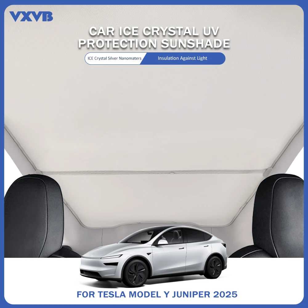Обновленный солнцезащитный козырек для Tesla Model Y Juniper 2025, солнцезащитный козырек с защитой от УФ-лучей, козырек на крышу, ледяная ткань, пряжка, стеклянная крышка охлаждения в świetlik
Обновленный солнцезащитный козырек для Tesla Model Y Juniper 2025, солнцезащитный козырек с защитой от УФ-лучей, козырек на крышу, ледяная ткань, пряжка, стеклянная крышка охлаждения в świetlik