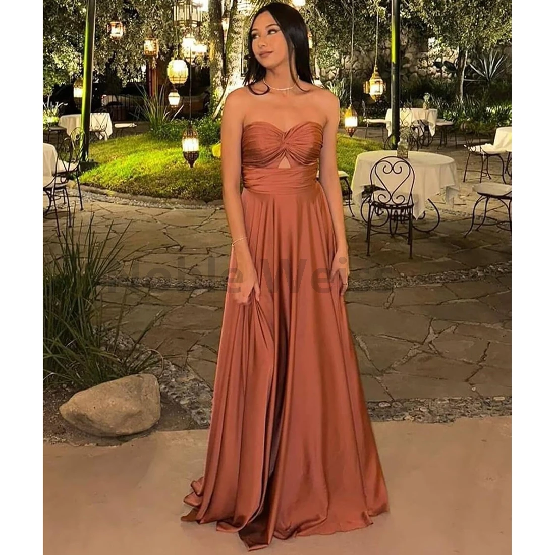 Elegant A-Line Pleated Prom Dress with Sweetheart Wedding Guest Long Evening Gown Customize
Elegant A-Line Pleated Prom Dress with Sweetheart Wedding Guest Long Evening Gown Customize
