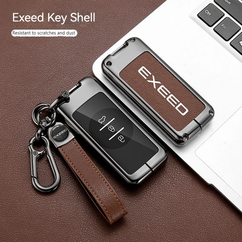 Alloy Leather Car NFC Card Smart Remote Key Case Cover Key Bag Protector Holder Shell For Chery Exeed RX 2023 2024 Accessories
Alloy Leather Car NFC Card Smart Remote Key Case Cover Key Bag Protector Holder Shell For Chery Exeed RX 2023 2024 Accessories
