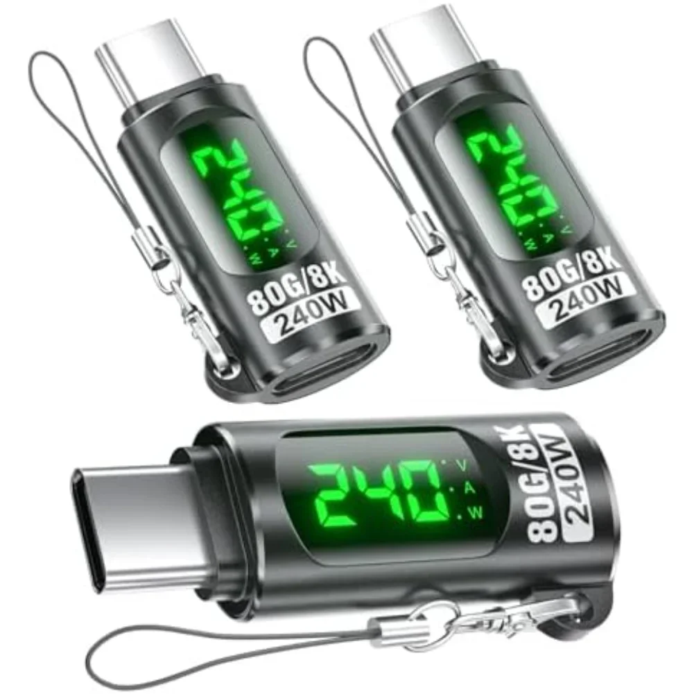 3X 240 Вт USB-C адаптер, измеритель мощности, тестер с напряжением/током/мощным светодиодом, цифровой для измерения теста, аксессуар
3X 240 Вт USB-C адаптер, измеритель мощности, тестер с напряжением/током/мощным светодиодом, цифровой для измерения теста, аксессуар