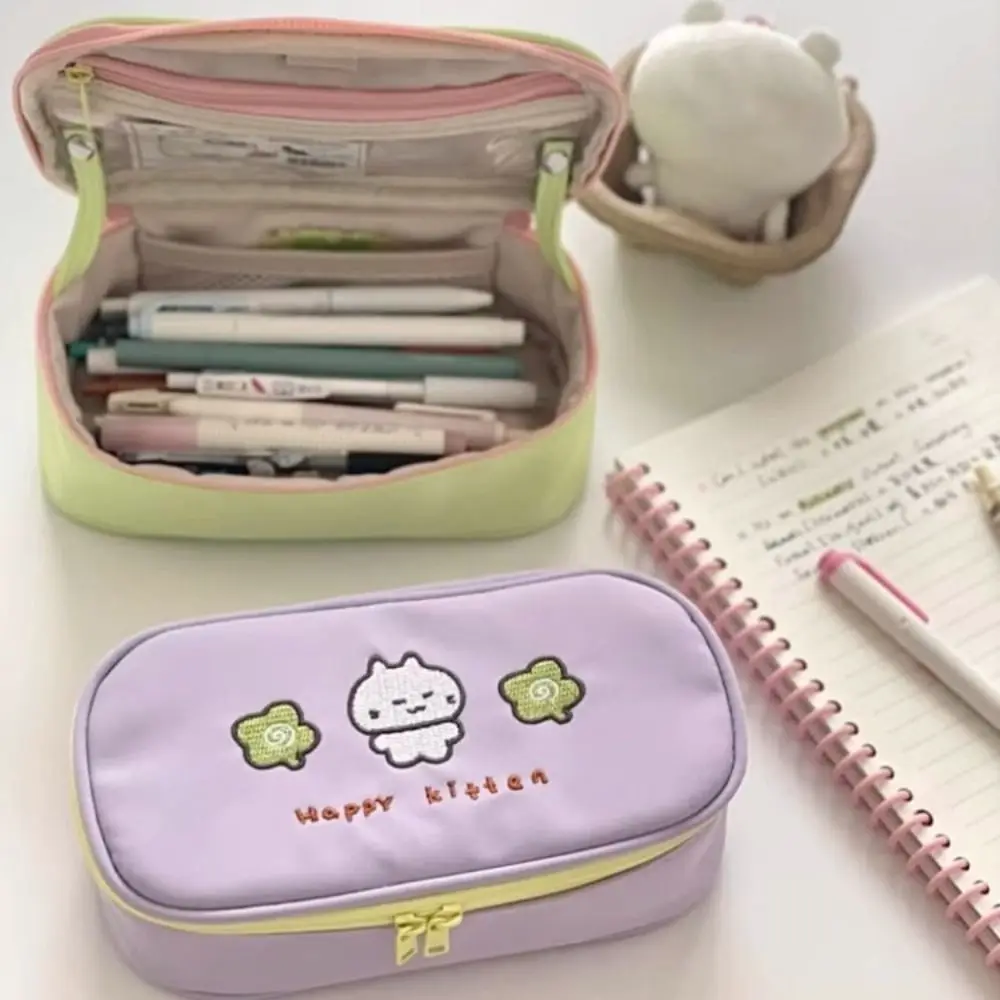 New Four Leaf Clover Pen Bag Large Capacity Cartoon Pencil Case Gift with Zipper Stationery Bag Students Supplies
New Four Leaf Clover Pen Bag Large Capacity Cartoon Pencil Case Gift with Zipper Stationery Bag Students Supplies