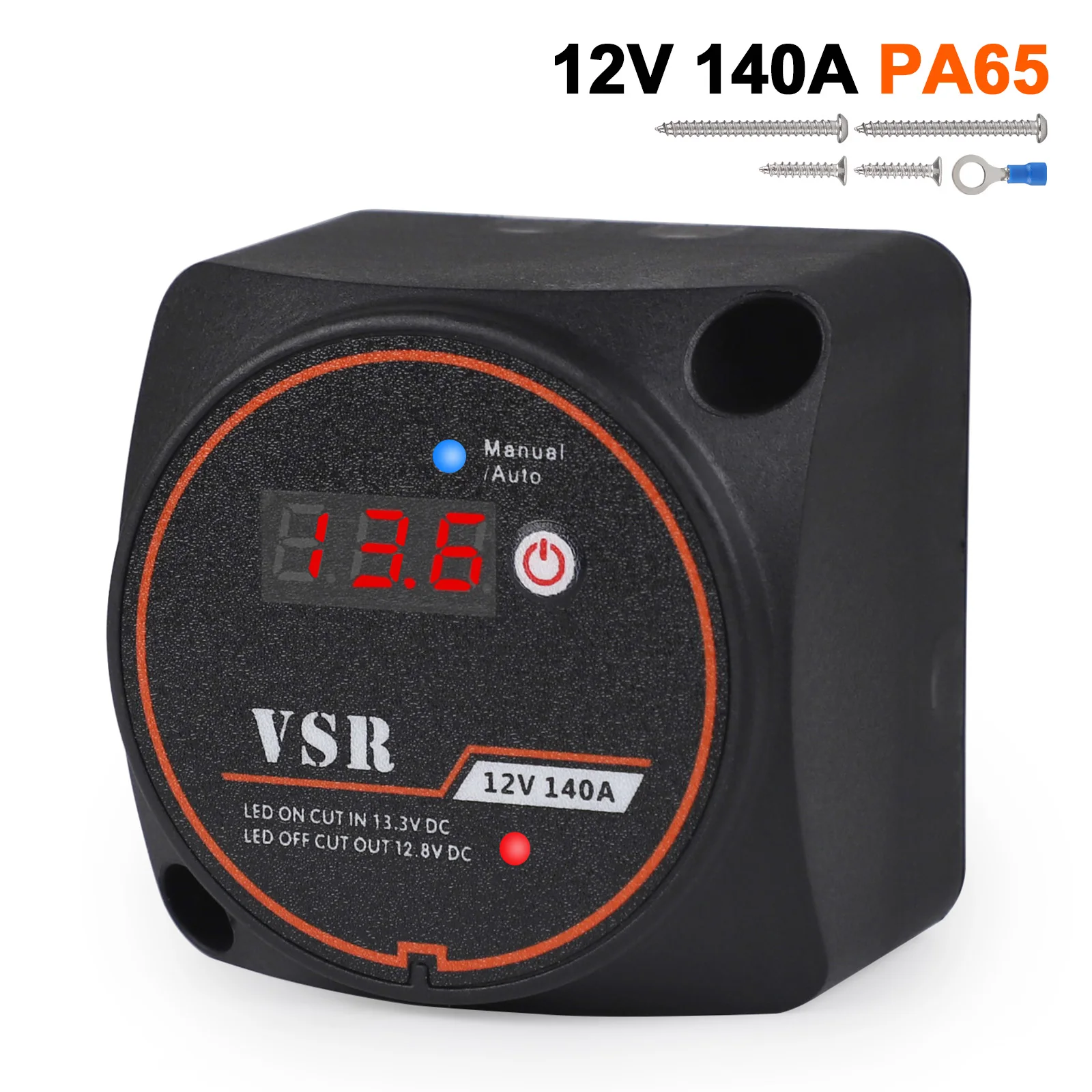 New Smart Dual Battery Isolator 12V 140A Voltage Sensitive Relay VSR Split Charge with Digital Voltmeter For Camper RV Yacht 
New Smart Dual Battery Isolator 12V 140A Voltage Sensitive Relay VSR Split Charge with Digital Voltmeter For Camper RV Yacht