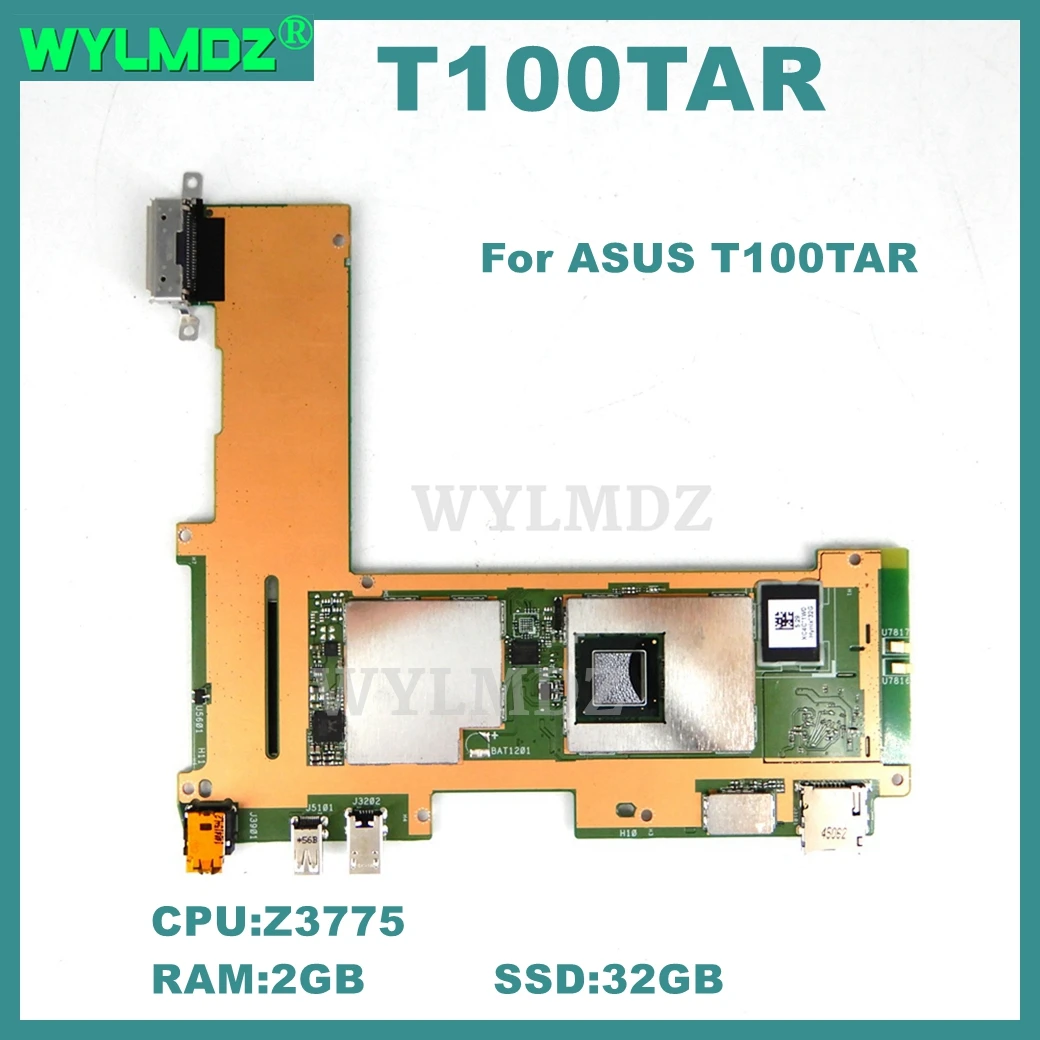 T100TAR Mainboard For ASUS T100TAR Laptop Motherboard with Z3775 CPU 32GB-SSD 2GB-RAM 100% Tested OK
T100TAR Mainboard For ASUS T100TAR Laptop Motherboard with Z3775 CPU 32GB-SSD 2GB-RAM 100% Tested OK
