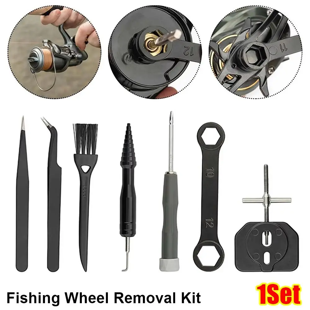 1Set Nut Wrench Screwdriver Fishing Wheel Removal Kit Alloy DIY Water Drop Reel Maintenance Kit Wheel Maintenance
1Set Nut Wrench Screwdriver Fishing Wheel Removal Kit Alloy DIY Water Drop Reel Maintenance Kit Wheel Maintenance