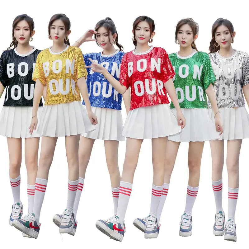 Kpop Jazz Dance Costumes for Women Hip Hop Outfits Women Cheerleader Cosplay Costume Uniform Outfit Carnival Cheerleading Suit
Kpop Jazz Dance Costumes for Women Hip Hop Outfits Women Cheerleader Cosplay Costume Uniform Outfit Carnival Cheerleading Suit