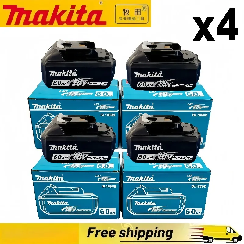 18V 6Ah Original Makita BL1860 Lithium Battery, Intelligent BMS System, High Capacity Replacement for BL1840 BL1850 Power Tools
18V 6Ah Original Makita BL1860 Lithium Battery, Intelligent BMS System, High Capacity Replacement for BL1840 BL1850 Power Tools