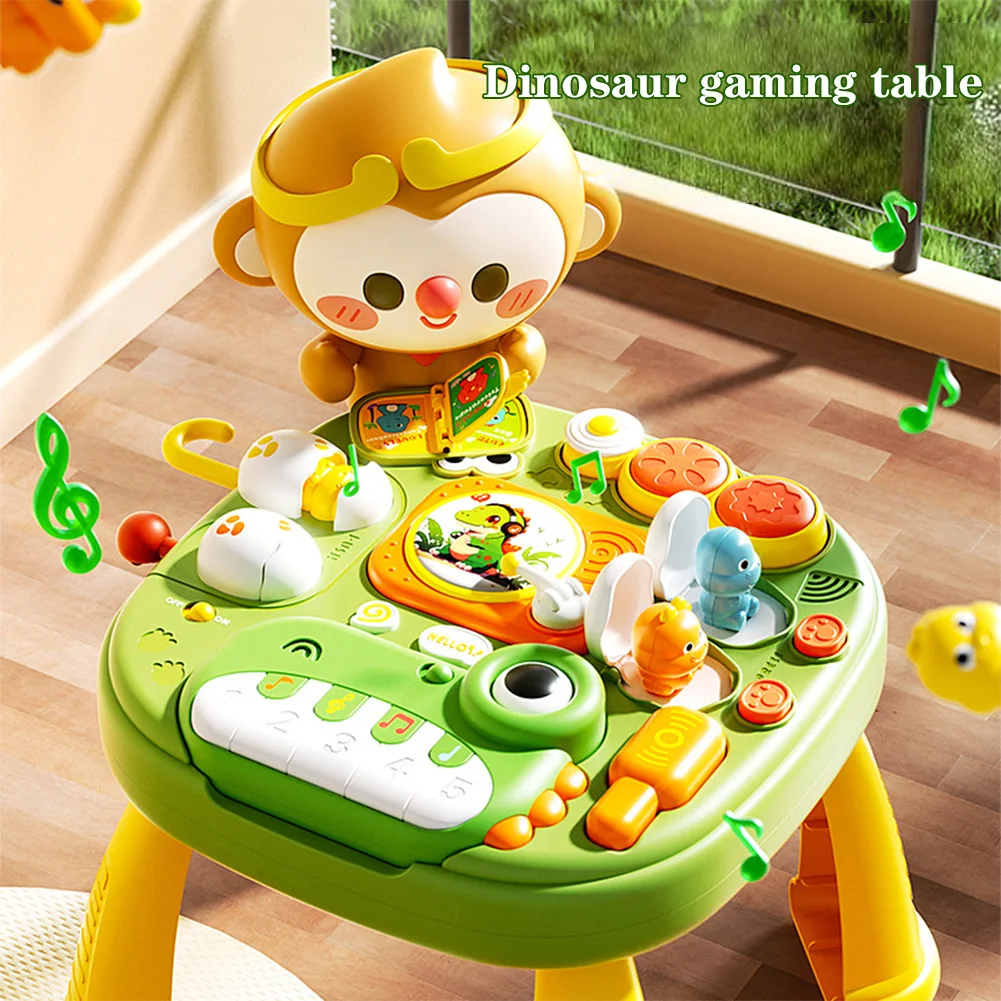 Baby Activity Table Center Toys Dinosaur Musical Learning Table With Lights Sound Early Learning Sensory Toys Gifts For Kids
Baby Activity Table Center Toys Dinosaur Musical Learning Table With Lights Sound Early Learning Sensory Toys Gifts For Kids