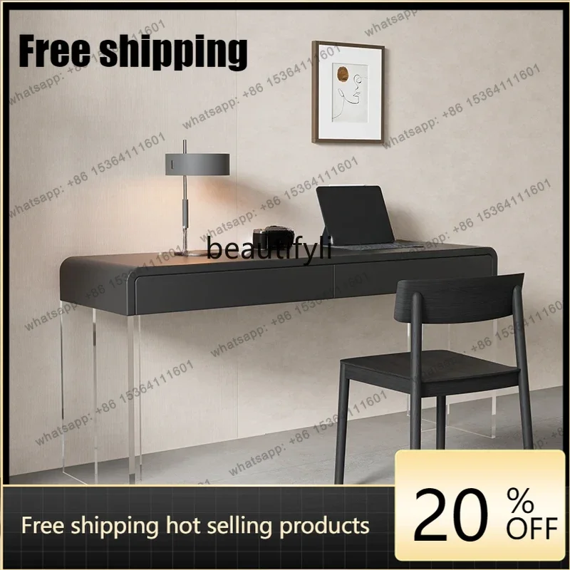 X4 Suspension desk designer modern simple light luxury study home dresser writing desk integrated table
X4 Suspension desk designer modern simple light luxury study home dresser writing desk integrated table