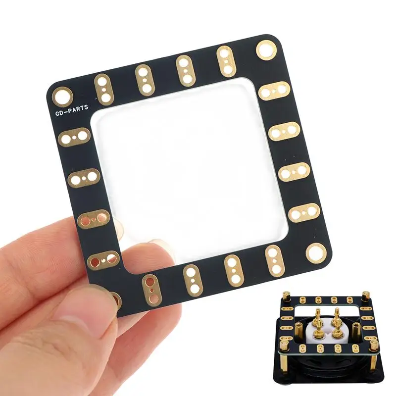 Innovative 58mm*58mm FR4 PCB Board for DIY Hifi Audio Tube Amplifier Easy to Use and Install
Innovative 58mm*58mm FR4 PCB Board for DIY Hifi Audio Tube Amplifier Easy to Use and Install