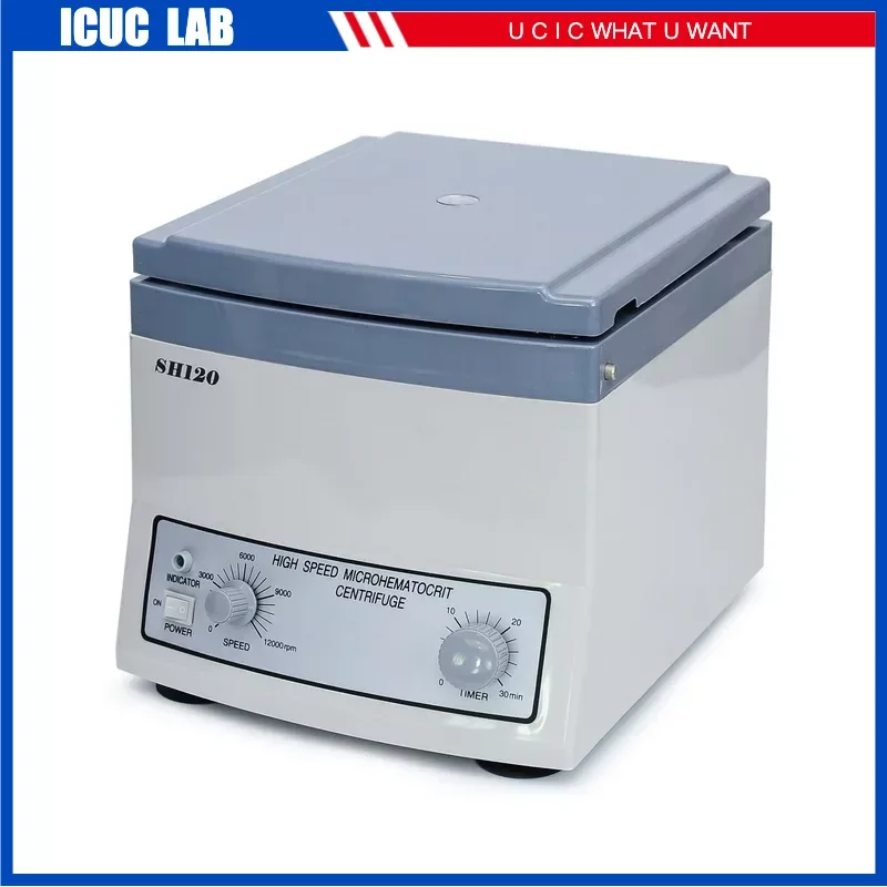 SH120 Tabletop Micro Haematocrit School Laboratory Blood PRP Centrifuge Machine 15300xg with 24 Tubes Capillary Centrifuga
SH120 Tabletop Micro Haematocrit School Laboratory Blood PRP Centrifuge Machine 15300xg with 24 Tubes Capillary Centrifuga