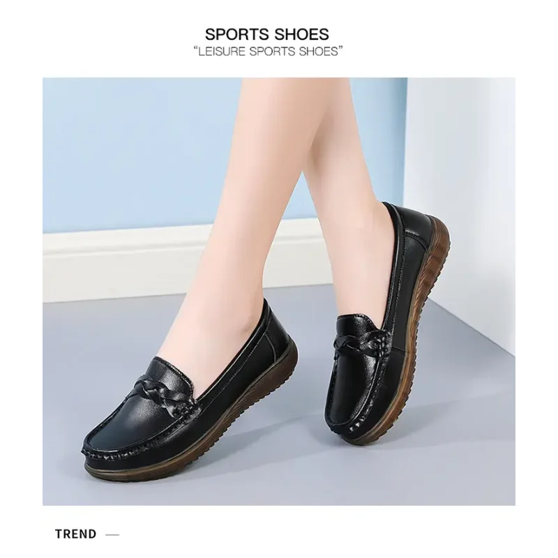 Light Cozy Women Loafers Excellent Air Permeability Effect, Plain Soft Bottom Matches Various Daily Outfit Combinations
Light Cozy Women Loafers Excellent Air Permeability Effect, Plain Soft Bottom Matches Various Daily Outfit Combinations