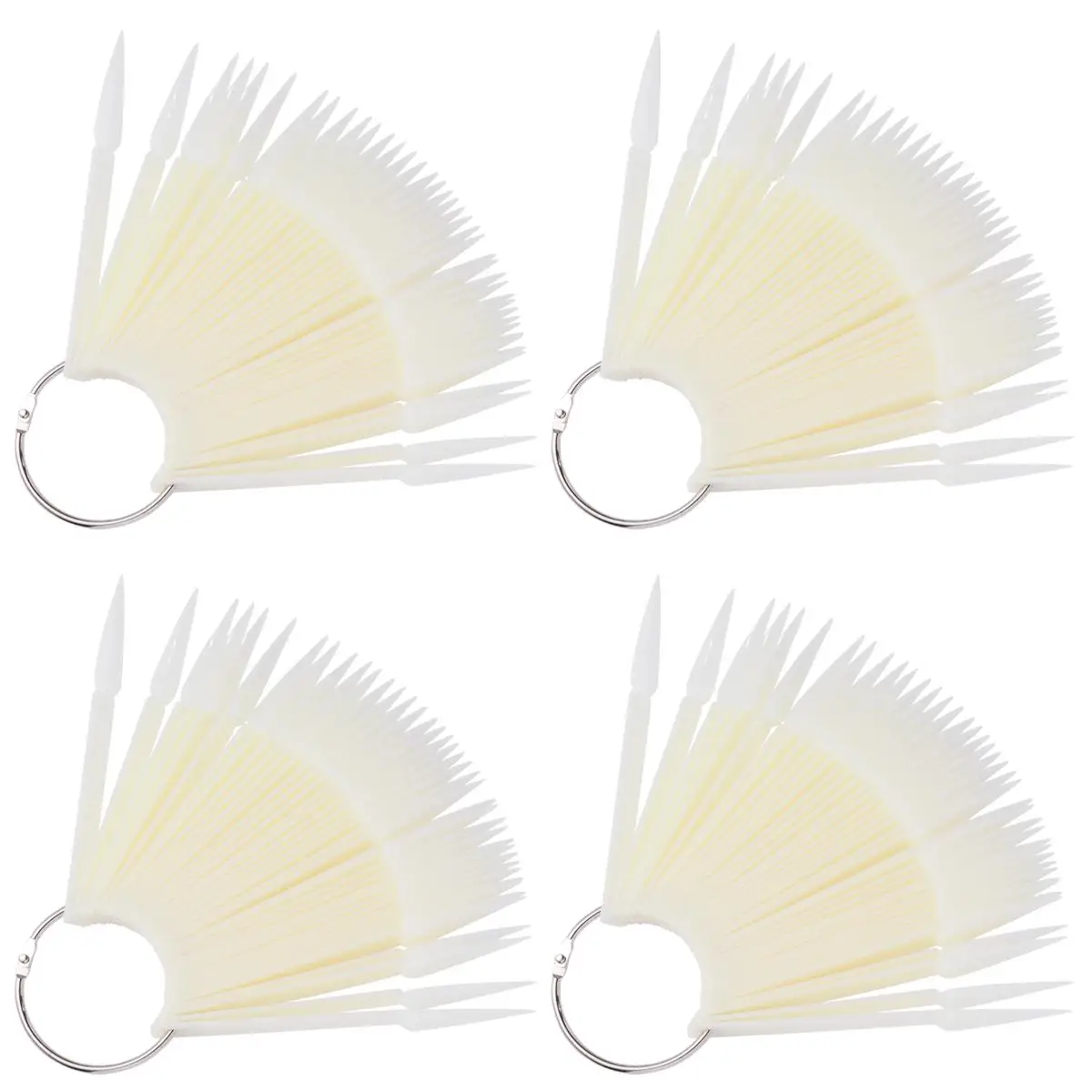 160 Pcs Pointed Color Card Durable Eco friendly Plastic Salon Manicure Display Board Fan Shaped Tips Nail Art Practice False
160 Pcs Pointed Color Card Durable Eco friendly Plastic Salon Manicure Display Board Fan Shaped Tips Nail Art Practice False