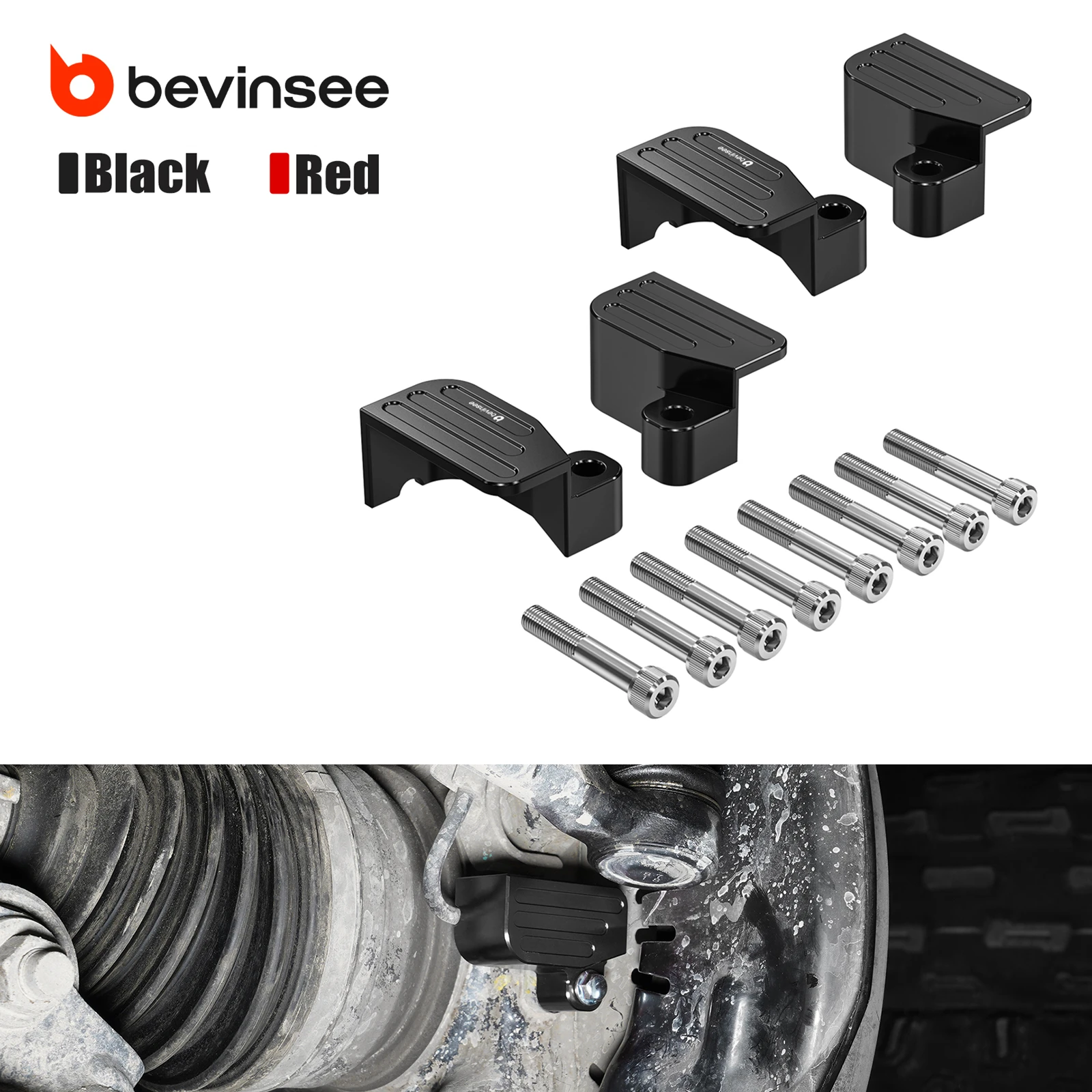 Aluminium Front & Rear ABS Guards for Toyota 4Runner 2015-2024,Replace for 89413-0C011 (Mount inside the wheel), Car Accessories
Aluminium Front & Rear ABS Guards for Toyota 4Runner 2015-2024,Replace for 89413-0C011 (Mount inside the wheel), Car Accessories