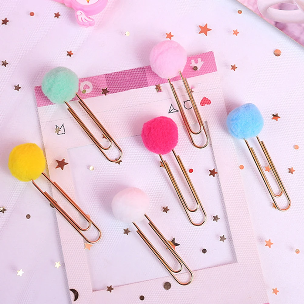 40pcs Pom Pom Paper Clips Colorful Cute Metal Bookmark Clips For Planner School Office Stationery Organization Bulk
40pcs Pom Pom Paper Clips Colorful Cute Metal Bookmark Clips For Planner School Office Stationery Organization Bulk