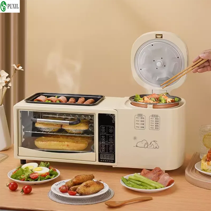 New multifunctional breakfast machine, steaming and cooking integrated, lazy person, three or four in one electric oven, home sa
New multifunctional breakfast machine, steaming and cooking integrated, lazy person, three or four in one electric oven, home sa