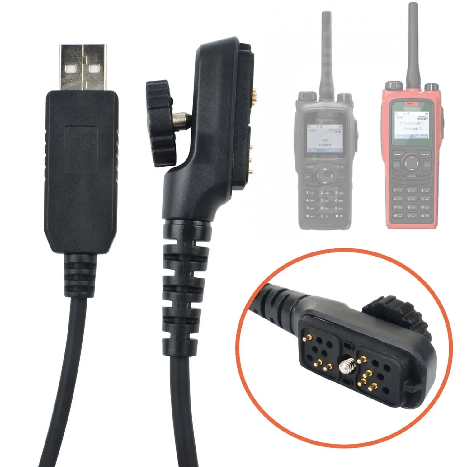 HYT PC90 USB Programming Cable 16 Pin Interface Radio Frequency Write Line for Hytera PT790Ex PT580H Plus Ex TETRA Walkie Talkie
HYT PC90 USB Programming Cable 16 Pin Interface Radio Frequency Write Line for Hytera PT790Ex PT580H Plus Ex TETRA Walkie Talkie