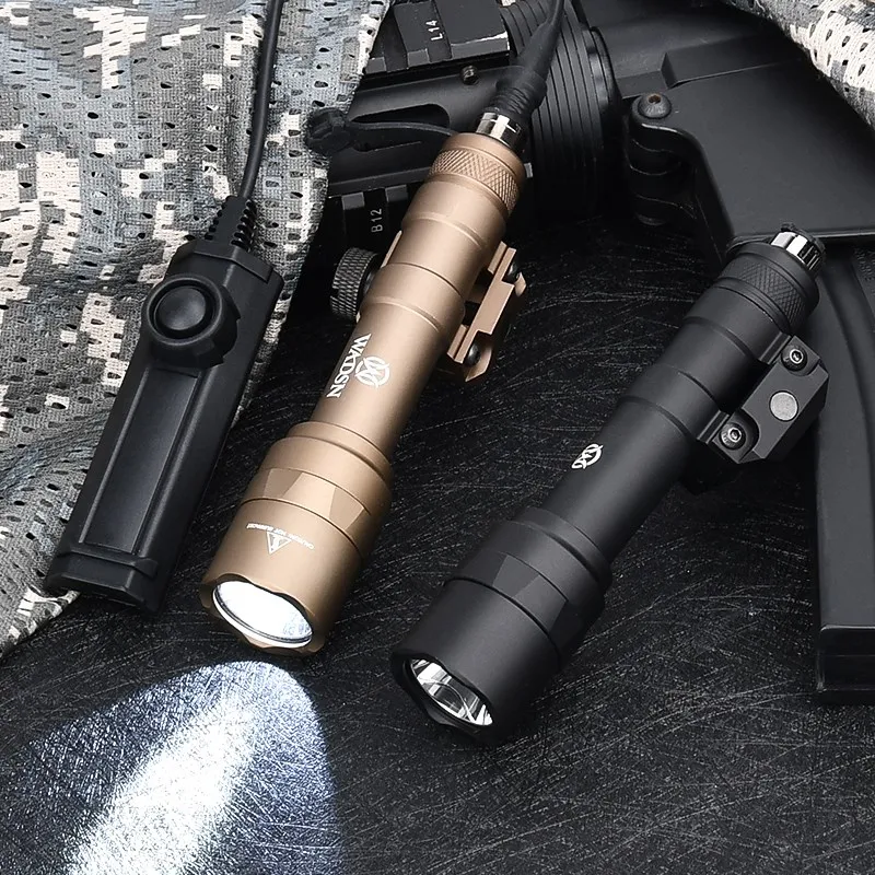 WADSN Tactical M600U Flashlight Airsoft Hunting LED Light Powerful Scoutlight Remote Pressure Switch CS Gaming Weapon Spotlight
WADSN Tactical M600U Flashlight Airsoft Hunting LED Light Powerful Scoutlight Remote Pressure Switch CS Gaming Weapon Spotlight