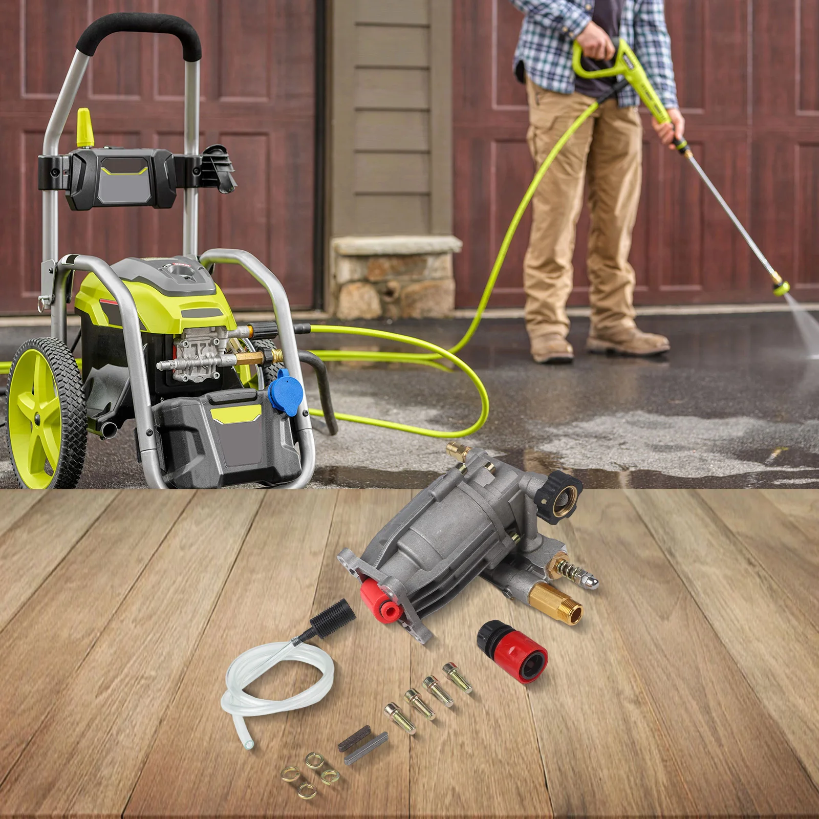 Pressure Washer Replacement Pump As Shown 3400 PSI Pump Double Seal System Enhanced Performance Thermal Protection
Pressure Washer Replacement Pump As Shown 3400 PSI Pump Double Seal System Enhanced Performance Thermal Protection