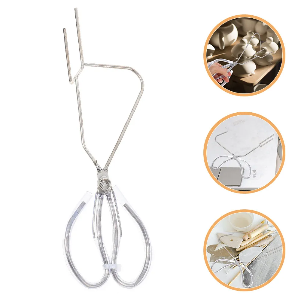 Stainless Steel Glazing Tongs for Pottery Dipping Ergonomic Clay Sculpting Tool Multi-Use Ceramic Plate Cup Glaze Clamp
Stainless Steel Glazing Tongs for Pottery Dipping Ergonomic Clay Sculpting Tool Multi-Use Ceramic Plate Cup Glaze Clamp