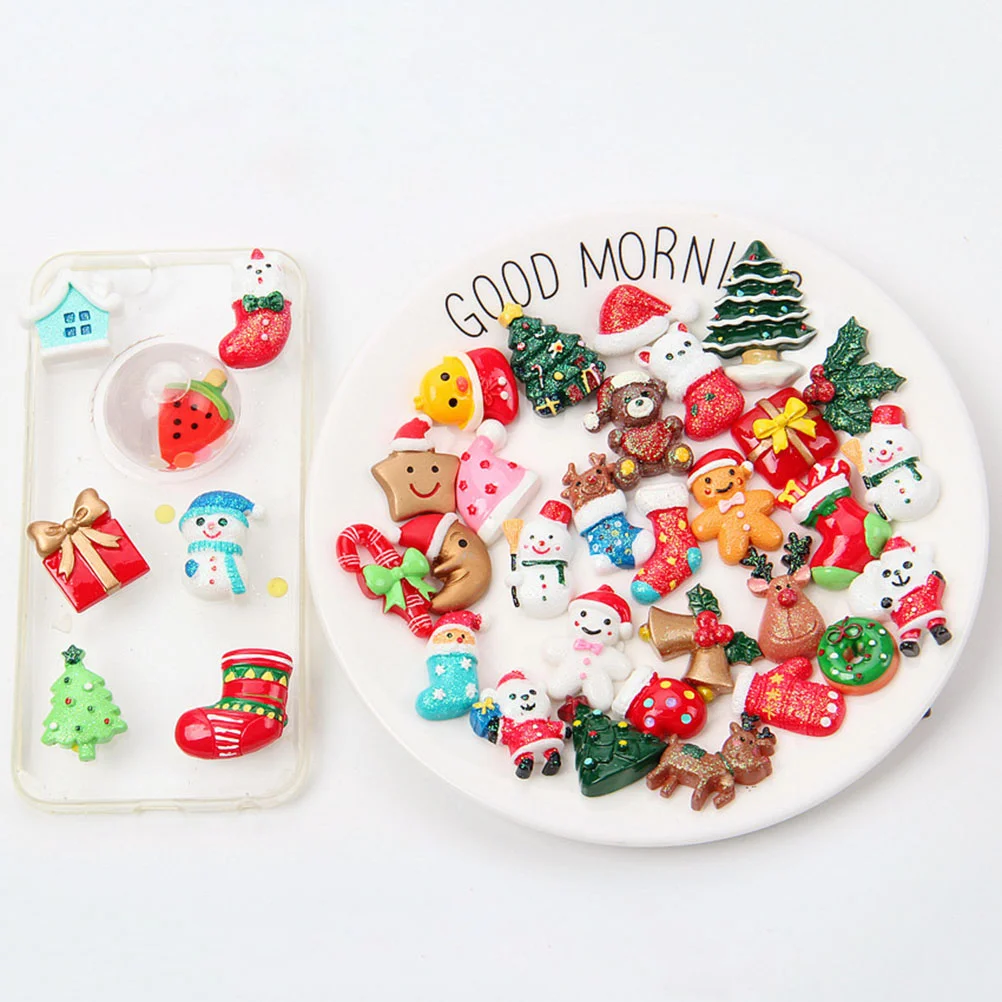 50 PCS Halloween Decorations Christmas Pendant Charm Resin Charms Mini Ornaments Flatback
50 PCS Halloween Decorations Christmas Pendant Charm Resin Charms Mini Ornaments Flatback