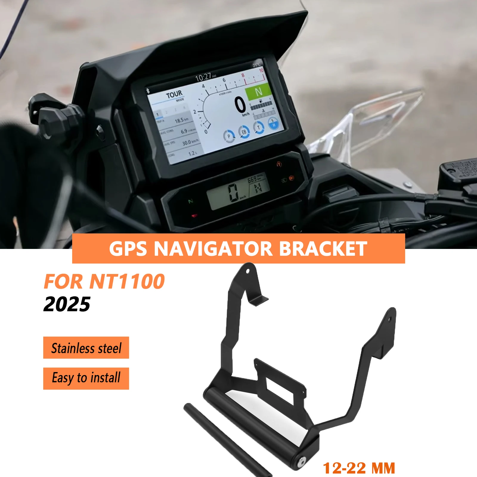 For Honda NT1100 2025+ Parts Navigation Stand Accessories NT 1100 2025 New GPS Navigation Stand Motorcycle Phone Stand
For Honda NT1100 2025+ Parts Navigation Stand Accessories NT 1100 2025 New GPS Navigation Stand Motorcycle Phone Stand