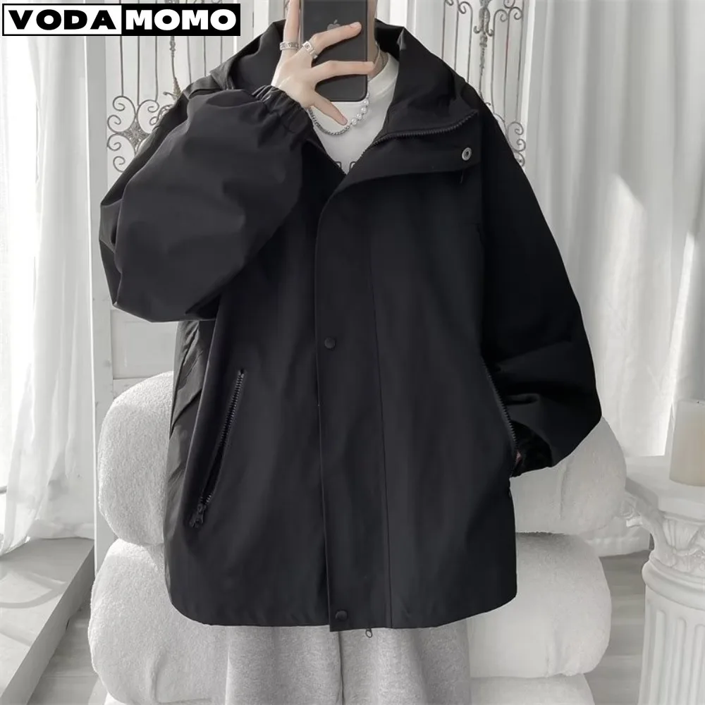 2023 Spring Autumn New Fashion Loose Charge Coat Men's Coat Korean Windbreaker Jacket Work Clothes Multi Zipper Coat Hooded Men
2023 Spring Autumn New Fashion Loose Charge Coat Men's Coat Korean Windbreaker Jacket Work Clothes Multi Zipper Coat Hooded Men