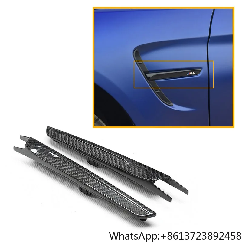 M4 Carbon Side Fender Vent Trim for BMW F80 M3 F82 M4 2014 up Carbon Fiber Fender Trim Replacement
M4 Carbon Side Fender Vent Trim for BMW F80 M3 F82 M4 2014 up Carbon Fiber Fender Trim Replacement