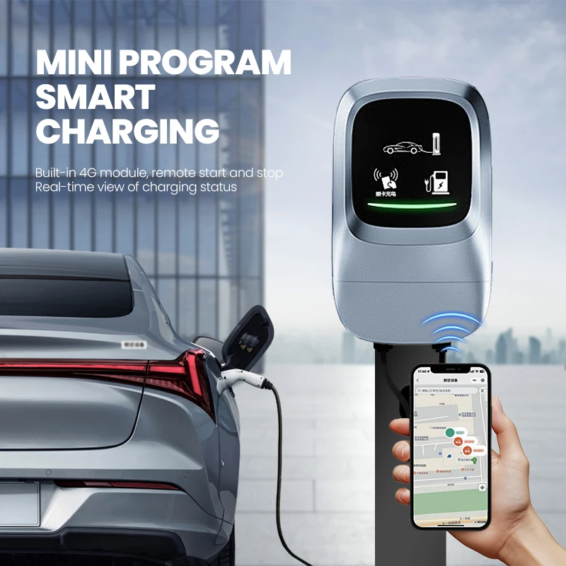 APP Electric Car Charger 7kw 11kw Type 2 EV Charging Station CCS GB Interface 16A/32A Rated 5m Cable Fast Charging Wallbox
APP Electric Car Charger 7kw 11kw Type 2 EV Charging Station CCS GB Interface 16A/32A Rated 5m Cable Fast Charging Wallbox