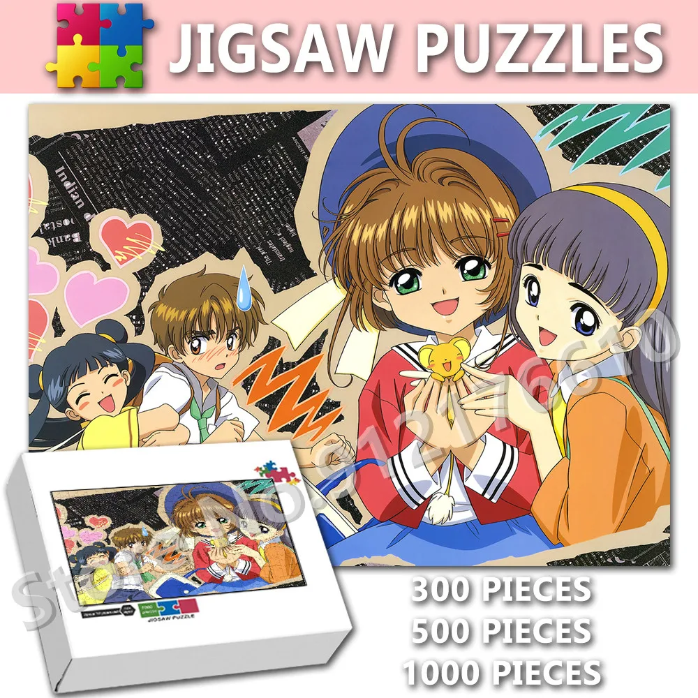Kinomoto Sakura мультфильм 300/500/1000 шт. пазлы Cardcaptor Sakura аниме распаковка развивающие головоломки игрушки подарки
Kinomoto Sakura мультфильм 300/500/1000 шт. пазлы Cardcaptor Sakura аниме распаковка развивающие головоломки игрушки подарки