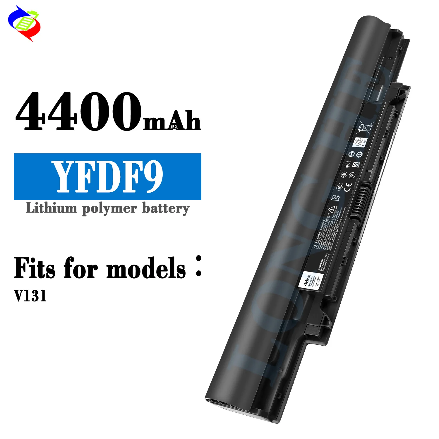 YFDF9 Laptop Battery for Dell Latitude 3340 3350 E3340 V131 2nd Gen 5MTD8 7WV3V H4PJP JR6XC 11.1V 65Wh Replacement Battery
YFDF9 Laptop Battery for Dell Latitude 3340 3350 E3340 V131 2nd Gen 5MTD8 7WV3V H4PJP JR6XC 11.1V 65Wh Replacement Battery