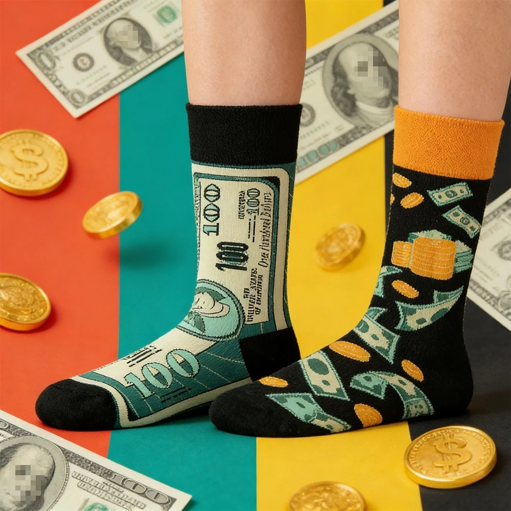 3 Pair Original Asymmetric Trendy Socks AB Model Ins Style Design Unisex Cartoon Creative Mid-Calf Cotton Socks
3 Pair Original Asymmetric Trendy Socks AB Model Ins Style Design Unisex Cartoon Creative Mid-Calf Cotton Socks
