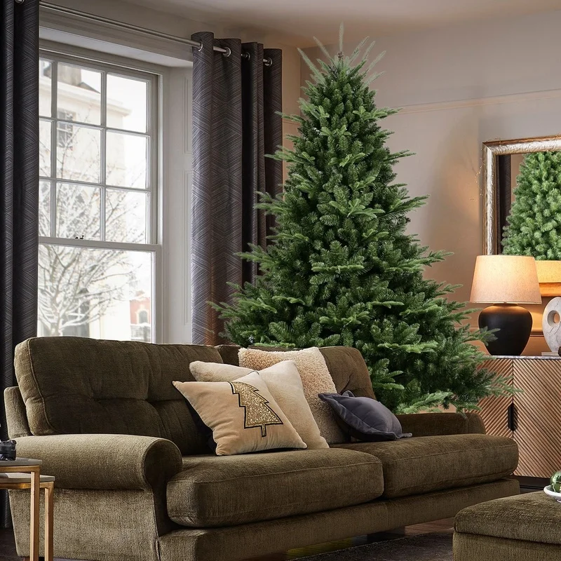 7.5FT Christmas Tree with 2441 Tips, PE/PVC Mixed Needles, Wide Base, Hinged Design, Metal Stand
7.5FT Christmas Tree with 2441 Tips, PE/PVC Mixed Needles, Wide Base, Hinged Design, Metal Stand