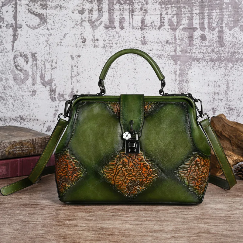 JohnatureVintage Handmade Embossed Handbag 2025 New Versatile Leather Women Bag Large Capacity Shoulder & Crossbody Bags
JohnatureVintage Handmade Embossed Handbag 2025 New Versatile Leather Women Bag Large Capacity Shoulder & Crossbody Bags