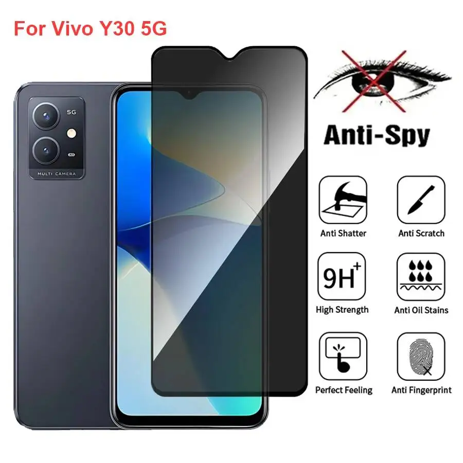 Vivo Y30 V2160 Anti Spy Privacy Tempered Glass Protector Compatible For Vivoy30 5G Full Cover Screen Phone Film
Vivo Y30 V2160 Anti Spy Privacy Tempered Glass Protector Compatible For Vivoy30 5G Full Cover Screen Phone Film