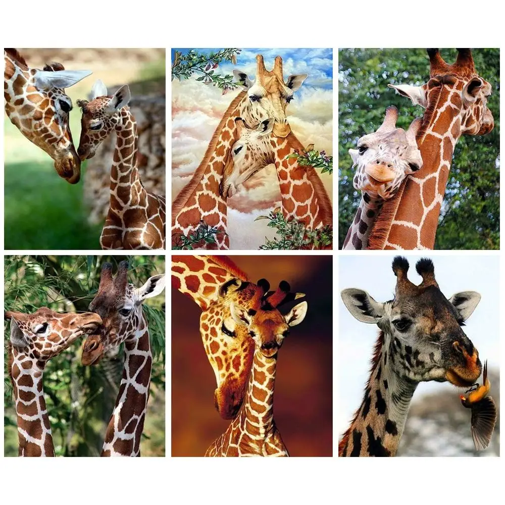 CHENISTORY Oil Paint By Number Giraffes On Canvas Handpainted Gift Diy Pictures By Number Animal Kits Home Decor
CHENISTORY Oil Paint By Number Giraffes On Canvas Handpainted Gift Diy Pictures By Number Animal Kits Home Decor